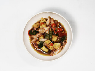 squid soup with a blend of typical Indonesian spices is part of our ancestors' traditional recipe