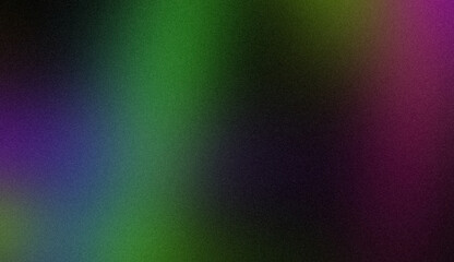 Elegant green purple blue red green dark colors grainy gradient backdrop design, black, bright, shiny, rough, noisy multicolor gradient web banner, website header, poster.