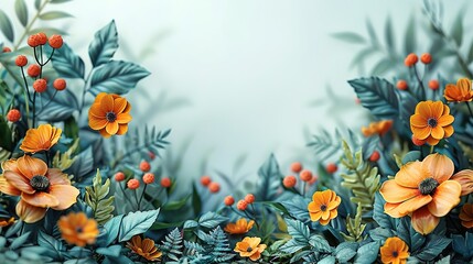 Gorgeous and Adorable Background Design: A Delightful Visual Treat. Admire the Charm and Creativity.