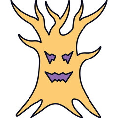 Haunted Tree Sticker