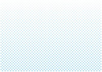 シンプルなドット模様のベクター背景　水色