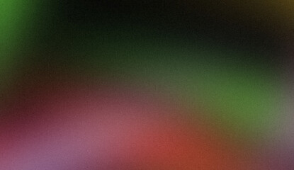 Elegant magenta green dark colors grainy gradient backdrop design, black, bright, shiny, rough, noisy multicolor gradient web banner, website header, poster.