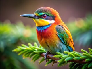 Fototapeta premium Stunning Collection of Beautiful Birds from Around the World Captured in Their Natural Habitats