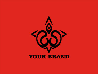 Minimalist Trident Symbol Design High Resolution Transparent Trident Vector Logo High Quality Trident Design Element