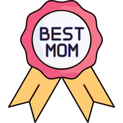 Best Mom Award Sticker