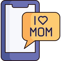 Mother'S Day Phone Notification Sticker