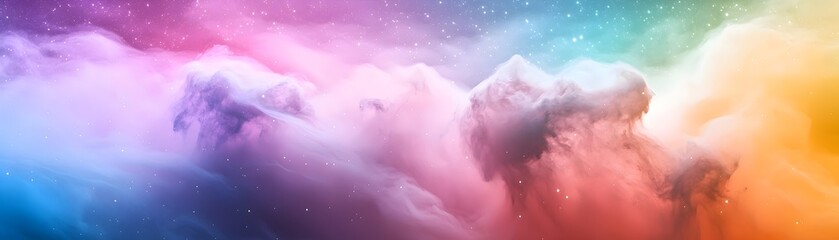 Fototapeta premium Journey Through the Cosmos Unveiling the Secrets of Black Holes Dark Matter and Dazzling Nebulae Across Distant Star Systems