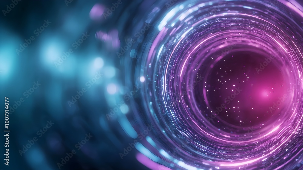 Poster exploring cosmic time dilation in interstellar travel - navigating space-time curvature and light ye