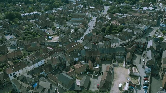 Aerial view of the town Ripon