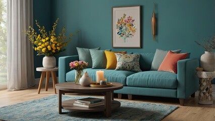 living room interior sofa