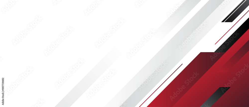 Wall mural dynamic abstract background featuring vivid red and black geometric lines. ideal for modern presenta