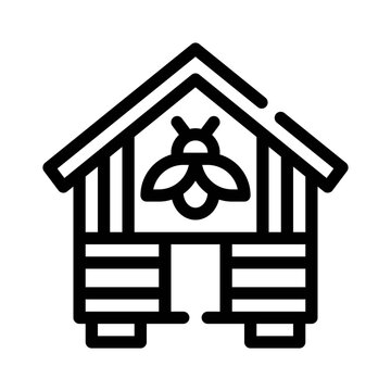 recommend clip art: Beehive line icon