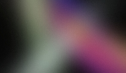 Soft purple pink gray colors grainy backdrop design. Abstract trendy multicolored noisy gradient dark wave shaped, bright, shiny, rough, grainy, banner, poster.