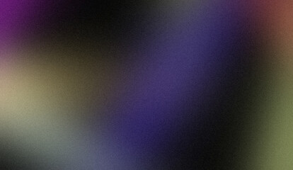 Soft magenta green blue colors grainy backdrop design. Abstract trendy multicolored noisy gradient dark wave shaped, bright, shiny, rough, grainy, banner, poster.