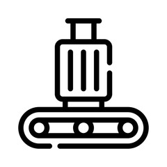 Baggage Claimm line icon