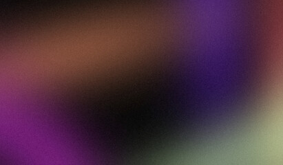 Soft purple magenta orange colors grainy backdrop design. Abstract trendy multicolored noisy gradient dark wave shaped, bright, shiny, rough, grainy, banner, poster.