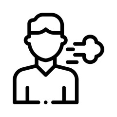 Respiratory Issues line icon