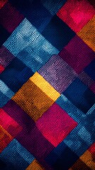 Creative Abstract Geometric Artwork Featuring Colorful Square Elements wallpaper