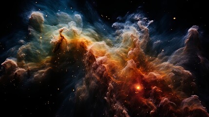 Celestial Tapestry A Symphony of Cosmic Clouds, Shimmering Stardust, and Ethereal Nebulae