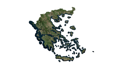 Obraz premium Greece Map