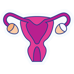 Uterus Sticker
