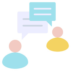 Conversation Icon Flat Icon