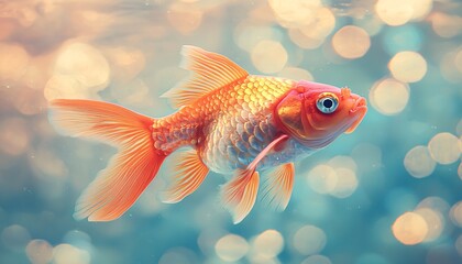 Surreal Fish Swimming in Vibrant Sky of Clouds - Soft-focus Dreamlike Photography
