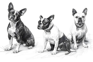 Family Boston Terrier