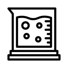 Molecular Structure line icon