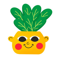 Cute Plant Happy Emotion