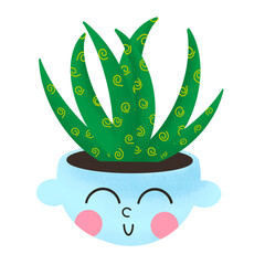 Cute Plant Happy Emotion