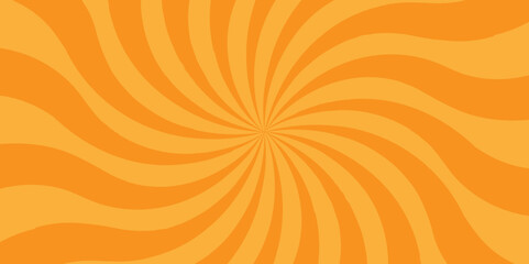 Vector Bright light yellow retro sunburst and starburst texture. abstract orange and yellow comic and sunray pop, cartoon, advertising background