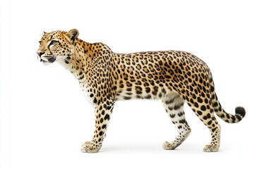 Specimen of a wild animal isolated on white, highlighting anatomy for scientific research purposes