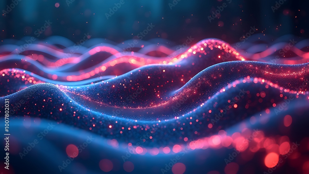 Poster abstract digital data background. can be used in the description of network abilities, technological