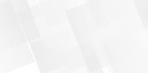 White and gray overlap triangle geometric technology pattern. minimal rectangle randomly arranged white lines transparent background layers overlapping presentation design.