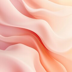 Obraz premium Soft pink waves create a soothing and elegant design, perfect for backgrounds, textures, and modern art projects.