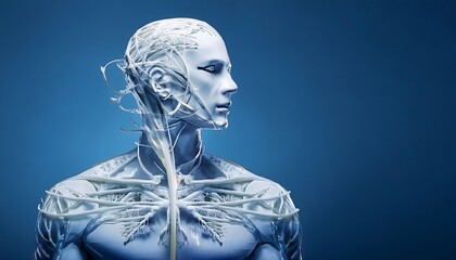 Parasitic Relationship Concept - Visualization of human figures prone to parasitic diseases.