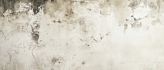 Fototapeta premium Grunge wall texture, white isolated background