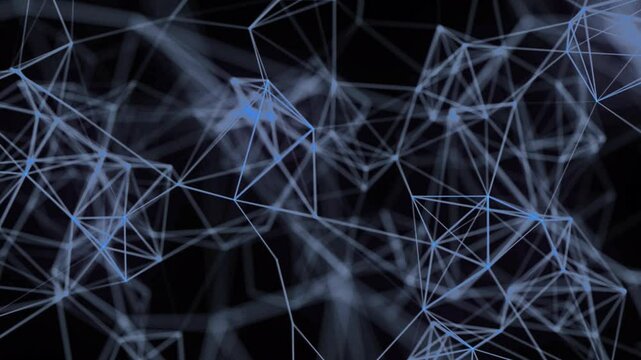 Interlacing lines with each other on black