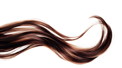 High-Quality PNG of brown hair Isolated on White Background – High Resolution