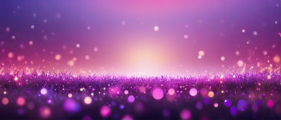 Obraz premium Purple Grass with Magic