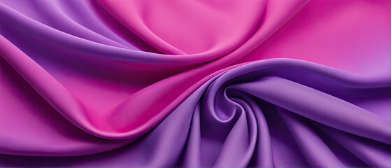Obraz premium Pink and Purple Fabric Drapes