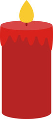 Red candle vector Isolated
Red candle vector isolated stock illustration