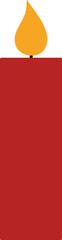 Red candle vector Isolated
Red candle vector isolated stock illustration