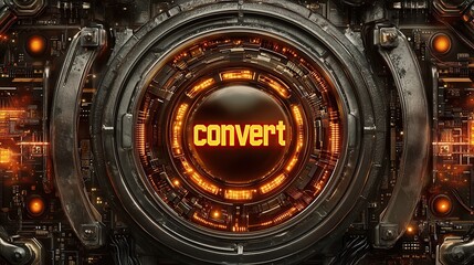 Fototapeta premium High-Tech Conversion Core