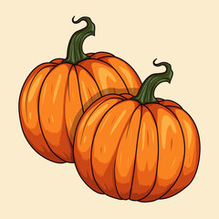 illustration of a pumpkin