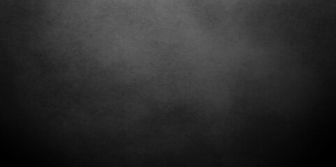 Dark Black background texture, old vintage charcoal black backdrop paper with watercolor. Abstract background with black wall surface, black stucco texture. Black gray satin dark texture luxurious. 