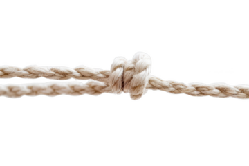 Transparent Rope Knot: A Simple Yet Powerful Symbol of Connection and Unity