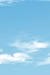 Fototapeta premium 背景素材_青空と雲