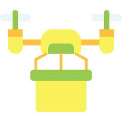 Drone Delivery Illustration